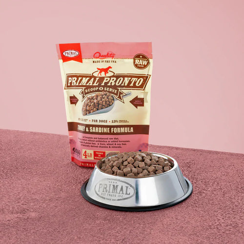 Primal Pet Foods Canine Raw Frozen Pronto (Pork 4 Lb)