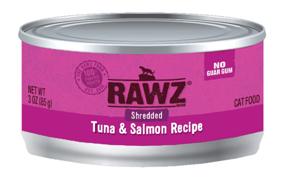 RAWZ Shredded Tuna & Salmon Canned Cat Food