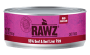 RAWZ 96% Beef & Beef Liver Pate Canned Cat Food