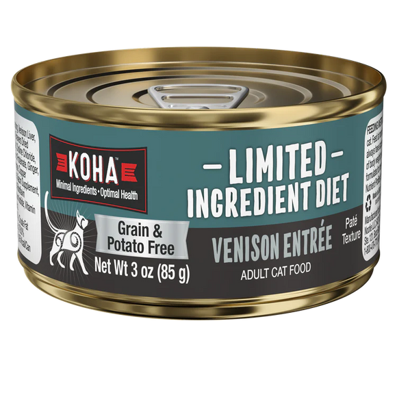 Koha LID Venison Entree Canned Cat Food