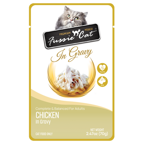 Fussie Cat Premium Pouch Chicken In Gravy Wet Cat Food