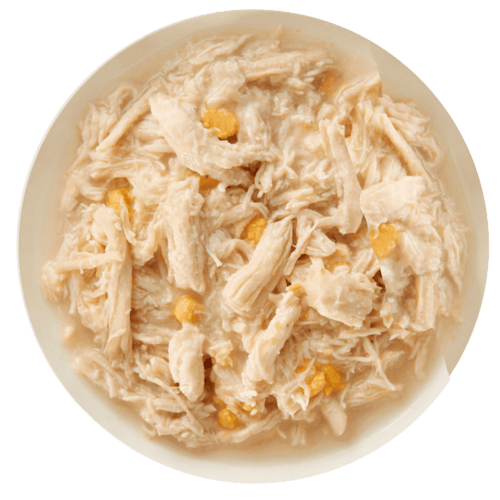 Rawz Shredded Chicken Breast & Egg Cat Wet Food Recipe (2.46 oz. Pouches)