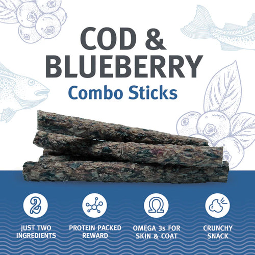 Icelandic+ Cod & Blueberry Combo Sticks