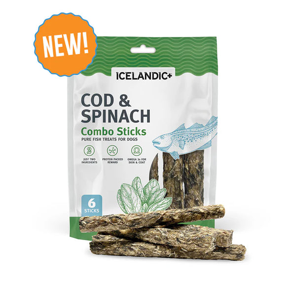 Icelandic+ Cod & Spinach Combo Sticks