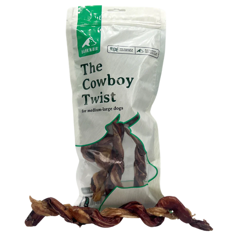 Bark 'N Big Cowboy Twist Dog Treats (Single)