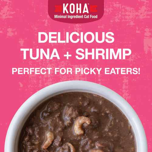 Koha Poké Bowl Tuna & Shrimp Entrée in Gravy for Cats (3 oz)