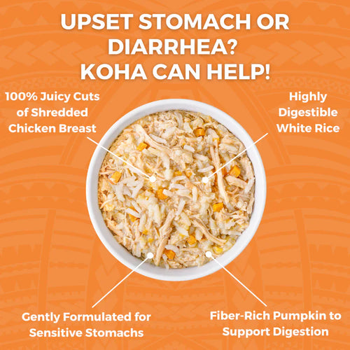 Koha Limited Ingredient Bland Diet Chicken & Rice Recipe for Cats (2.8 oz)