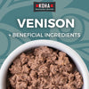 KOHA Venison Dog Food: Limited Ingredient Diet Venison Entrée for Dogs