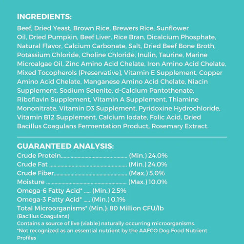 KOHA Limited Ingredient Dry Bland Diet Beef & Brown Rice Recipe with Pumpkin for Dogs
