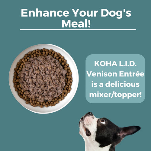 KOHA Venison Dog Food: Limited Ingredient Diet Venison Entrée for Dogs