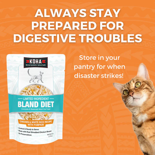 Koha Limited Ingredient Bland Diet Chicken & Rice Recipe for Cats (2.8 oz)