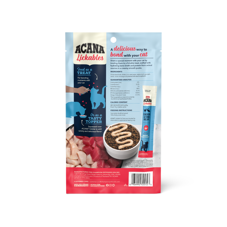 ACANA Lickables Chicken & Tuna Recipe Cat Treats (2.5 oz (5 pk))