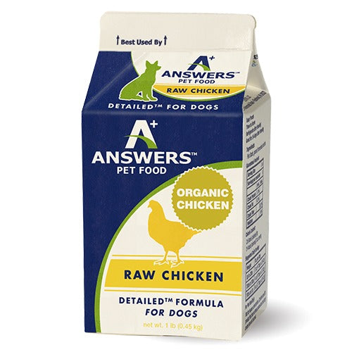 Answers Pet Food Detailed Chicken Formula for Cats - Carton (1 lb)