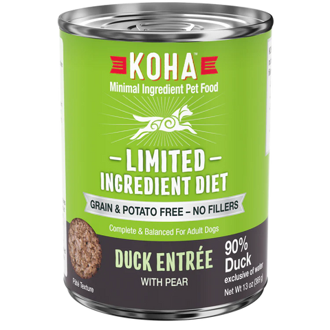 Koha LID Duck Entree Canned Dog Food