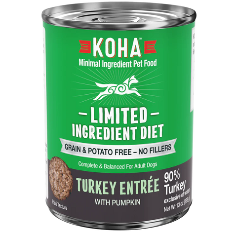 Koha LID Turkey Entree Canned Dog Food