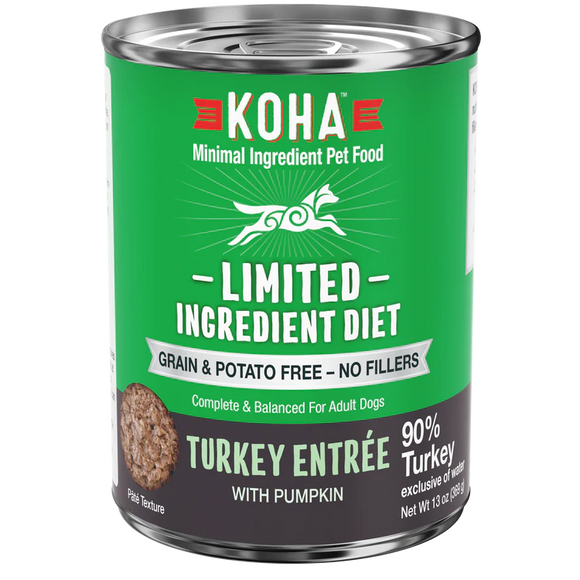 Koha LID Turkey Entree Canned Dog Food