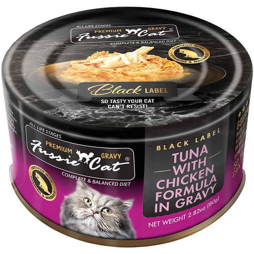 Fussie Cat Tuna with Chicken Formula in Gravy Cat Food