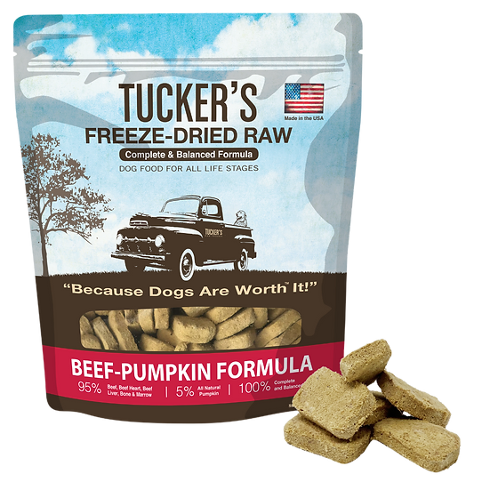 Tucker's Beef-Pumpkin Formula Freeze-Dried Dog Food