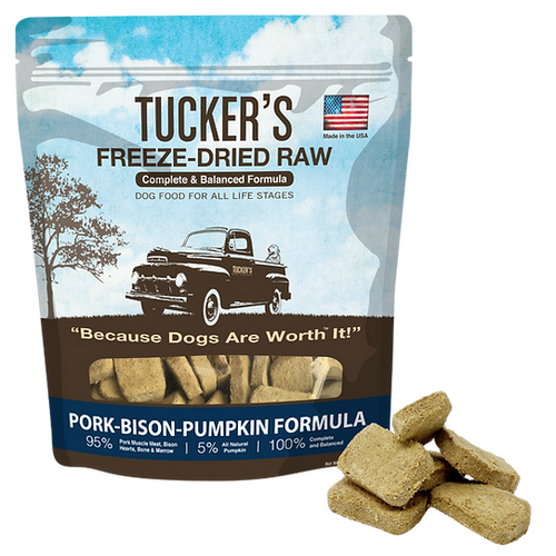 Tucker's Pork, Bison & Pumpkin Freeze Dried Dog Food