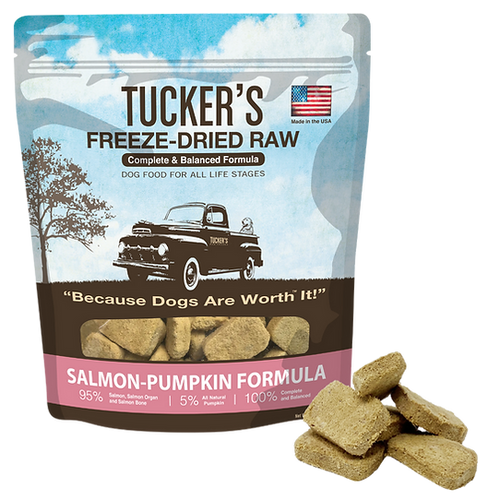 Tucker's Salmon & Pumpkin Freeze Dried Raw Dog Food