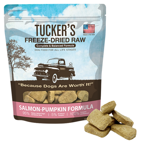 Tucker's Salmon & Pumpkin Freeze Dried Raw Dog Food