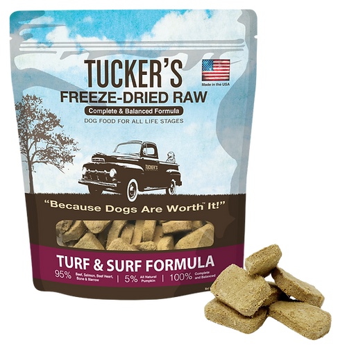 Tucker's Turf & Surf Formula Freeze-Dried Dog Food