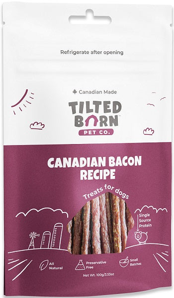 Tilted Barn Pet Company Canadian Bacon Recipe Dog Treats
