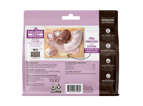 Earth Animal Wisdom™ Air-Dried Turkey Recipe Jerky Dog Treats (4 oz)