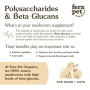 Fera Organic Mushrooms Immune Support for Dogs & Cats