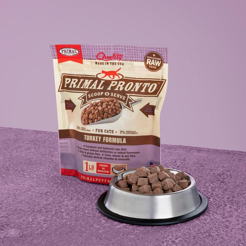Primal Pet Foods Feline Raw Frozen Pronto (Turkey 1 Lb)