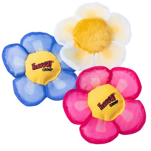 Yeowww! Catnip Daisy's Flower Tops Cat Toys