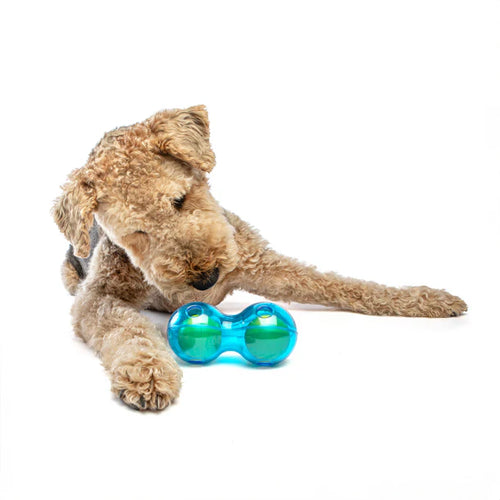 Guru Duo Ball Dog Toy (Medium: 7.25”L x 3.5”W x 3.5”H)