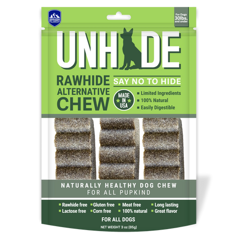 Himalayan Pet Supply Unhide Rawhide Alternative Dog Chew Small 3pk 3oz