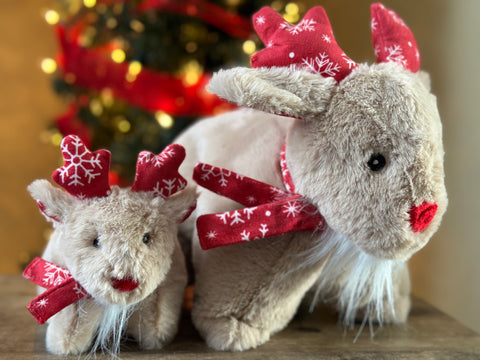 HuggleHounds Jingle Squooshie Reindeer