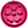 SodaPup Flower Design eBowl Enrichment Slow Feeder Bowl for Dogs (Flower Bowl - Pink)