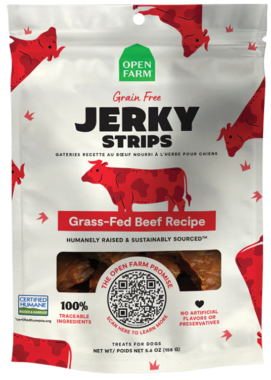 Open Farm Beef Jerky Strips