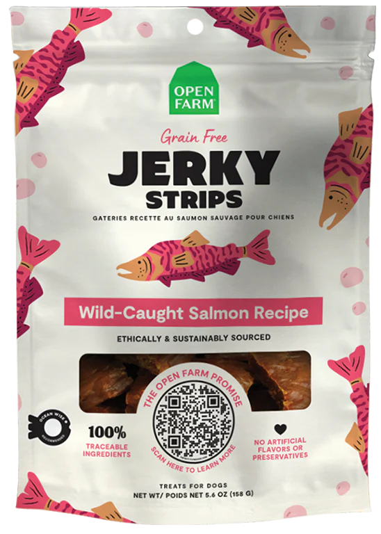 Open Farm Salmon Jerky Strips