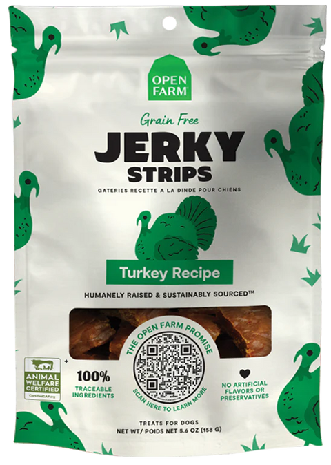 Open Farm Turkey Jerky Strips