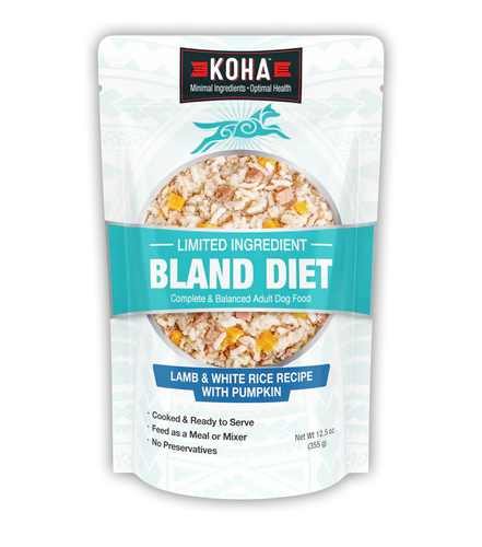 Koha Limited Ingredient Wet Bland Diet Lamb & White Rice Recipe for Dogs (12.5 oz)