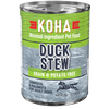 Koha Minimal Ingredient Duck Stew for Dogs (12.7oz cans case of 12)