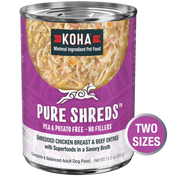 Koha Pure Shreds Chicken & Beef Entree Canned Dog Food