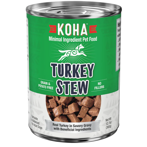 Koha Turkey Stew Canned Dog Food