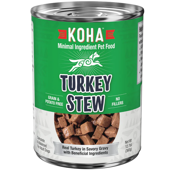 Koha Turkey Stew Canned Dog Food