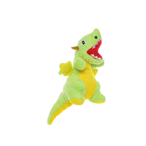 VIP Tuffy Toys Mighty Jr. Green Dragon Dog Toy