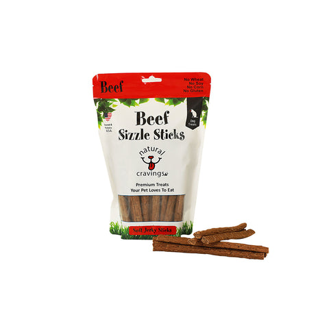 Natural Cravings Beef Sizzle Sticks Dog Treats