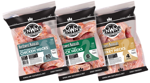 Northwest Naturals Raw Frozen Necks (Chicken Necks, 10 Count)