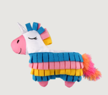 Injoya Fiesta Piñata Snuffle Toy for Dogs (4.72'' H x 6.69'' L x 5.12'' W / Polyester)