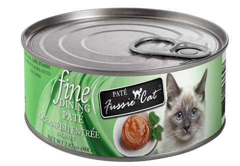 Fussie Cat Fine Dining Pate Oceanfish Canned Cat Food