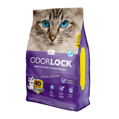 Intersand Odourlock Ultra premium multi-cat litter formula (25 lb - Unscented)