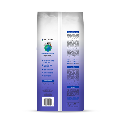Earthbath Tushy Wipes (100 ct)